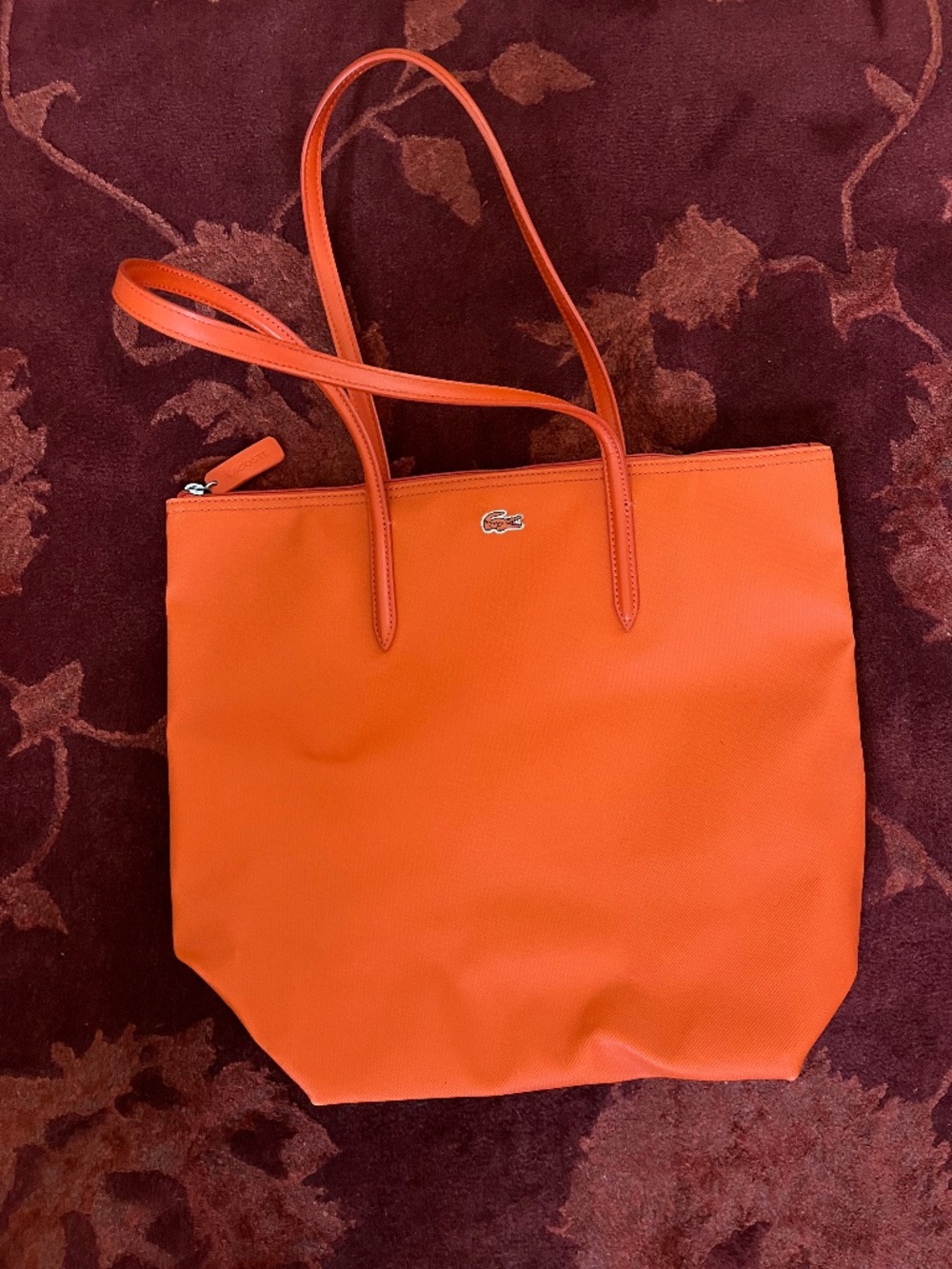 Lacoste Orange Tote